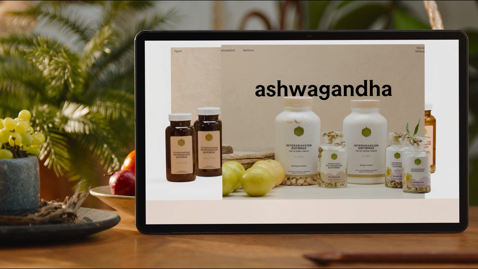 Ashwagandha interaccion eutirox