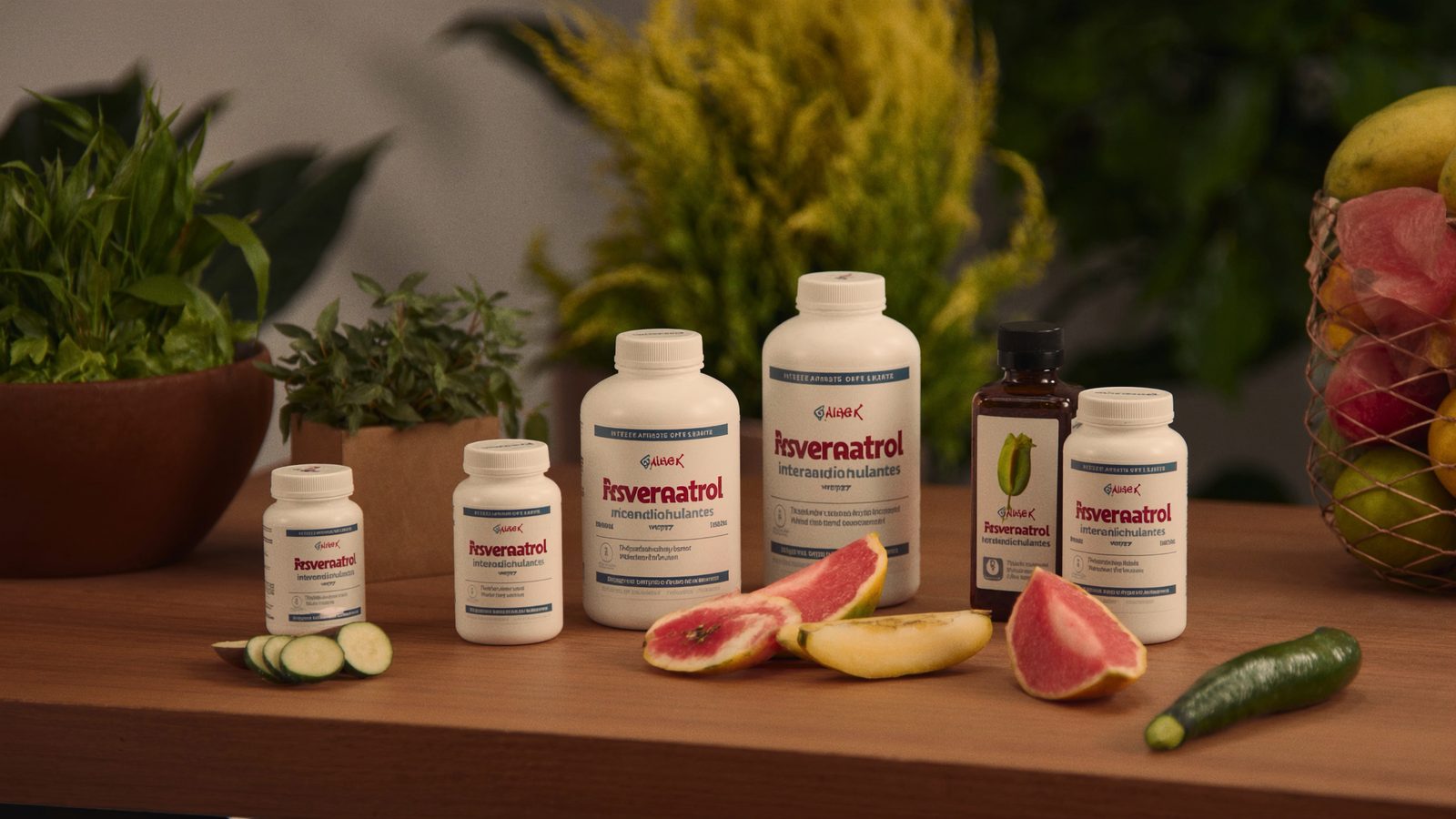 Resveratrol interaccion anticoagulantes