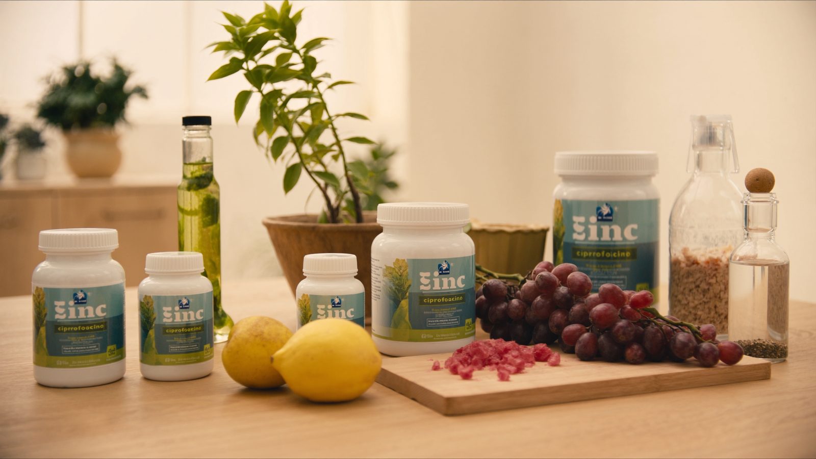 Zinc interaccion ciprofloxacino