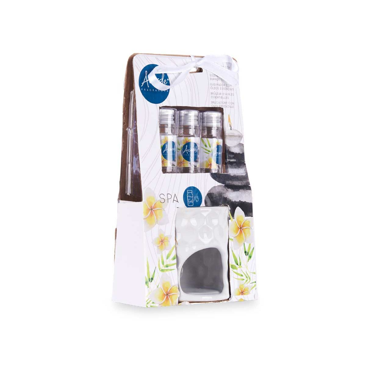 Quemador de esencias Acorde Spa 11 x 19,8 x 6,5 cm Aceite Esencial (12 Unidades) - 3
